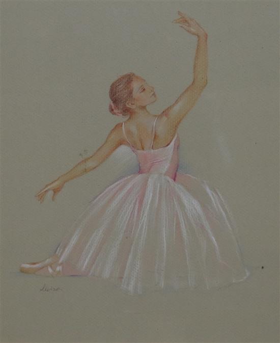 Luisa Dominguez, pastel, Ballet Dancer